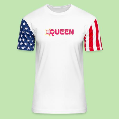 queen high resolution logo transparent 1 - Unisex Stars & Stripes T-Shirt