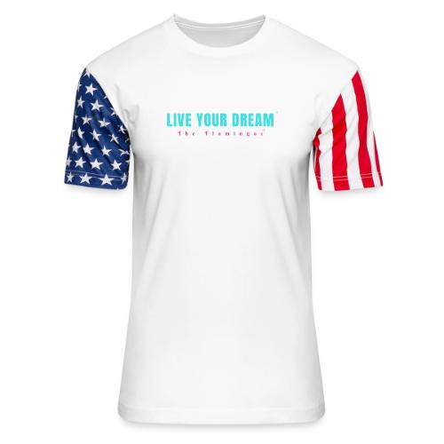 Live Your Dream - Unisex Stars & Stripes T-Shirt