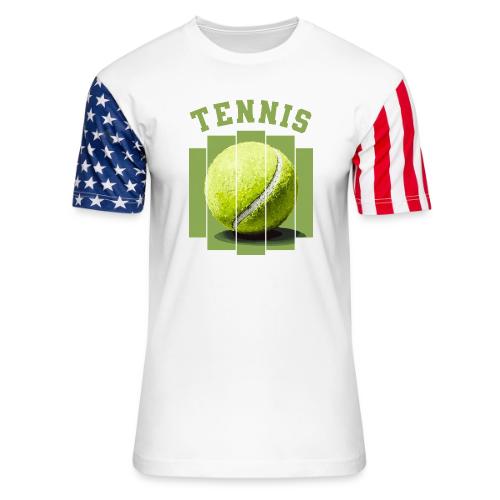 Tennis Minimal - Unisex Stars & Stripes T-Shirt
