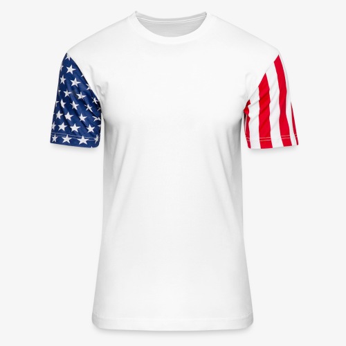 MTMEIK White Logo - Unisex Stars & Stripes T-Shirt