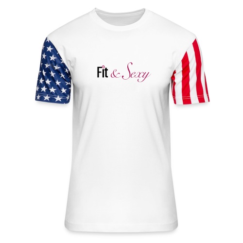 Fit And Sexy - Unisex Stars & Stripes T-Shirt