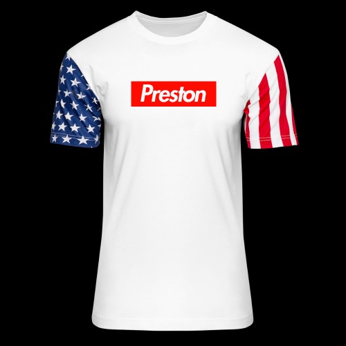 RealPrestonGamez Supreme Box - Unisex Stars & Stripes T-Shirt
