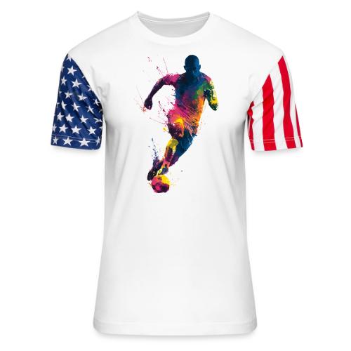 Soccer: Kick of Colors - Unisex Stars & Stripes T-Shirt