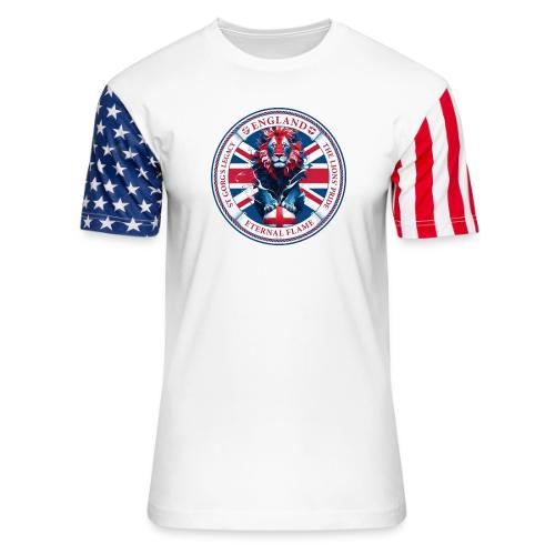 England Lion Emblem T Shirt, Flag Pride Gift - Unisex Stars & Stripes T-Shirt