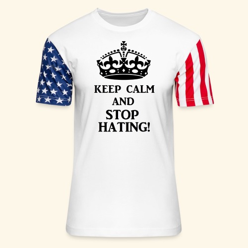 stoph8ingblk - Unisex Stars & Stripes T-Shirt