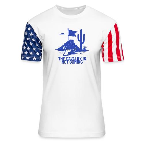 The Cavalry is Not Coming - Blue - Unisex Stars & Stripes T-Shirt