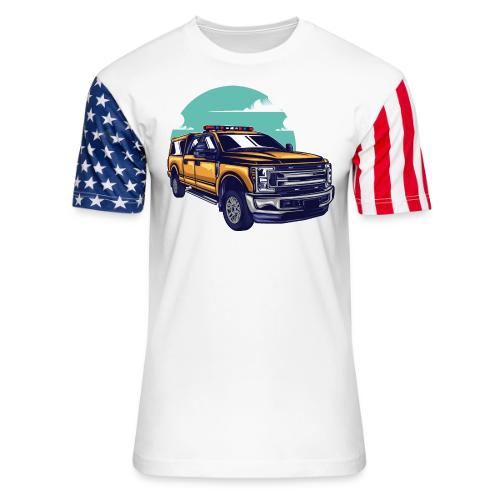 Work Truck - Unisex Stars & Stripes T-Shirt