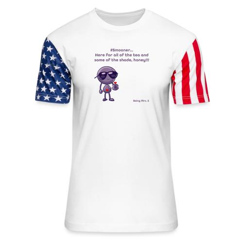 Smoon City_12_Here for the tea - Unisex Stars & Stripes T-Shirt