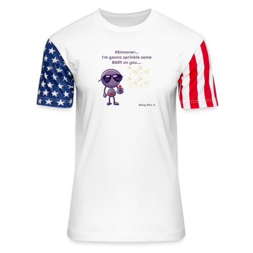 Smoon City_Sprinkle some BGM on you - Unisex Stars & Stripes T-Shirt