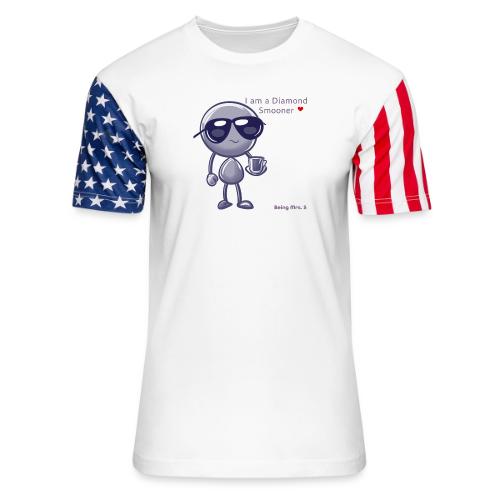Smoon City 18 I am a Diamond Smooner - Unisex Stars & Stripes T-Shirt