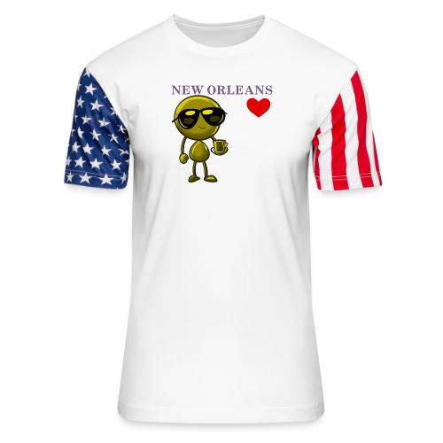 Smoon City_New Orleans - Unisex Stars & Stripes T-Shirt