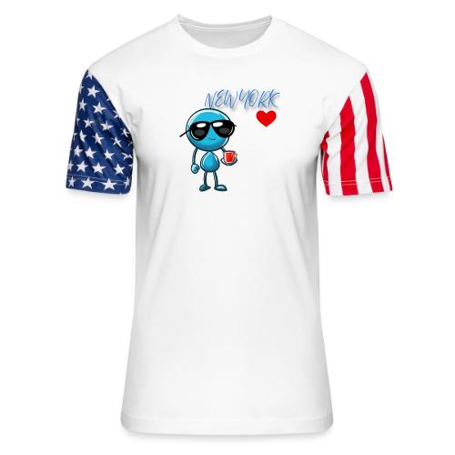 Smoon City_New York - Unisex Stars & Stripes T-Shirt