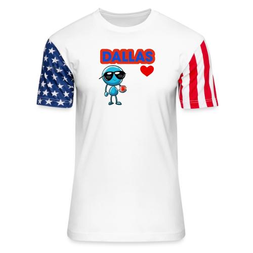 Smoon City_Dallas - Unisex Stars & Stripes T-Shirt