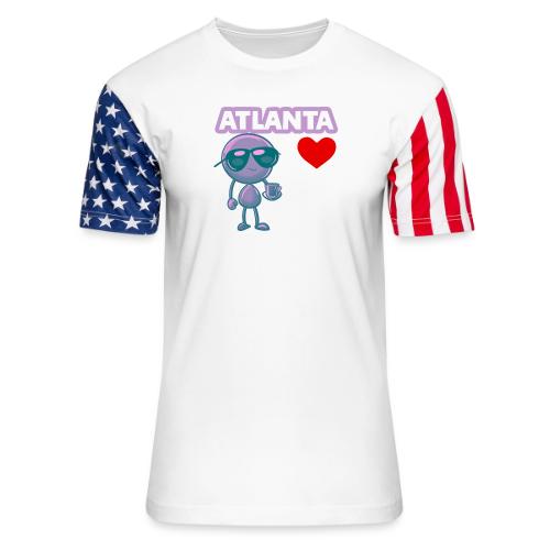 Smoon City_Atlanta - Unisex Stars & Stripes T-Shirt