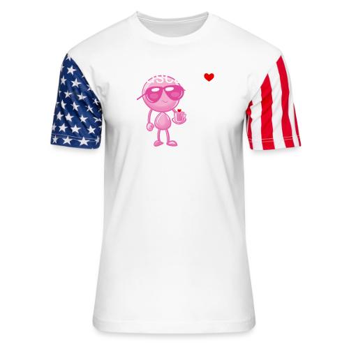 Smoon City_Tuscany Pink - Unisex Stars & Stripes T-Shirt