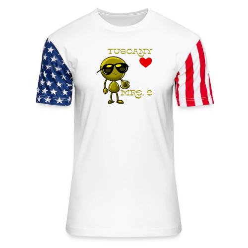 Smoon City_Tuscany Mrs. S - Unisex Stars & Stripes T-Shirt