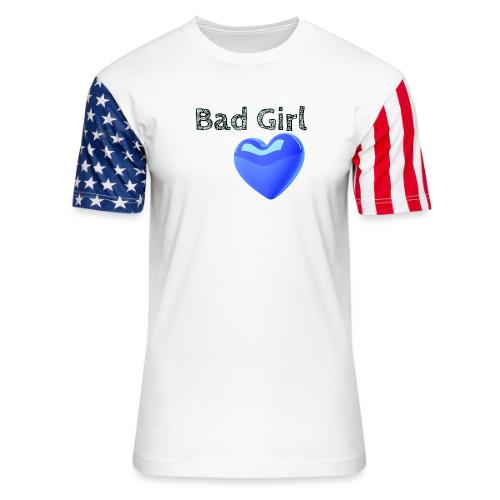 Smoon City_Bad Girl - Unisex Stars & Stripes T-Shirt