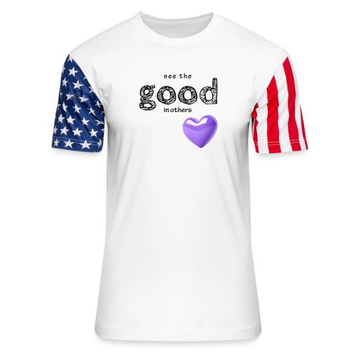 Smoon City_See the Good in Others - Unisex Stars & Stripes T-Shirt