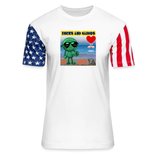 Smoon City_Turks and Caicos - Unisex Stars & Stripes T-Shirt