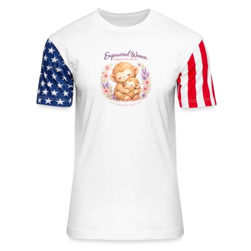 Empowered Women Empower The World Art - Unisex Stars & Stripes T-Shirt