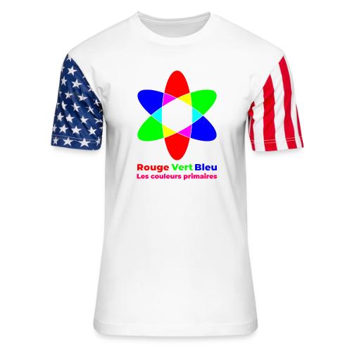 RGB Primary Colors - Unisex Stars & Stripes T-Shirt