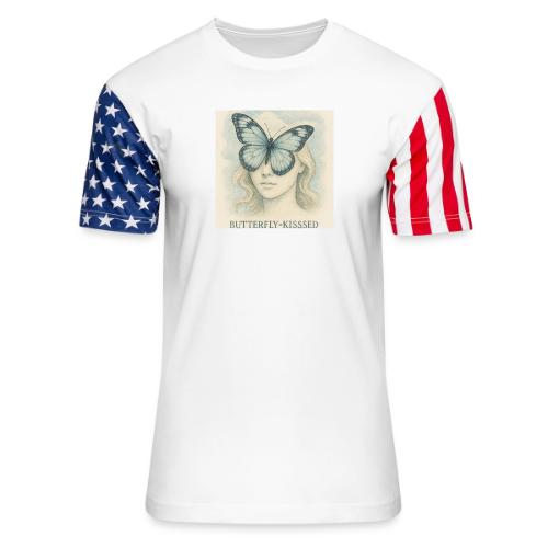 Butterfly kisses Hue - Unisex Stars & Stripes T-Shirt