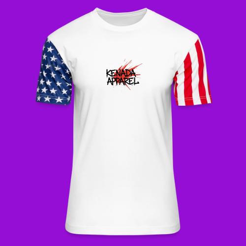 Kenada Apparel graffiti splash - Unisex Stars & Stripes T-Shirt