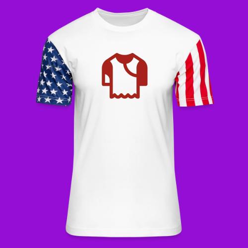 Logo outline - Unisex Stars & Stripes T-Shirt