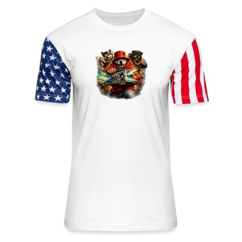 Urban Beat Dog Heroes - Unisex Stars & Stripes T-Shirt