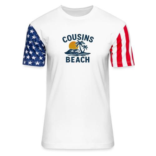 cousins beach t shirt - Unisex Stars & Stripes T-Shirt