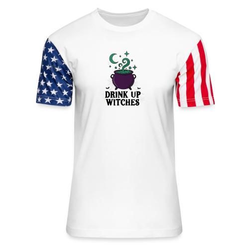 Drink Up Witches t-shirt - Unisex Stars & Stripes T-Shirt