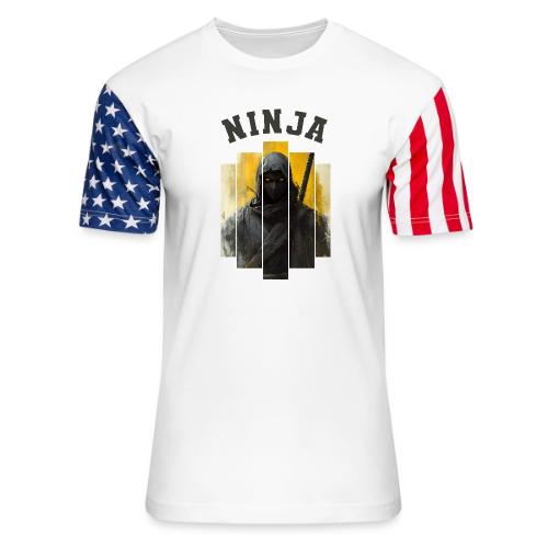 Silent Ninja Code - Unisex Stars & Stripes T-Shirt