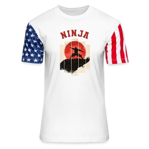 Ninja Strike Force - Unisex Stars & Stripes T-Shirt