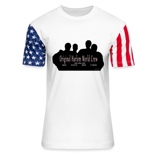 Harlem World Crew the4 - Unisex Stars & Stripes T-Shirt