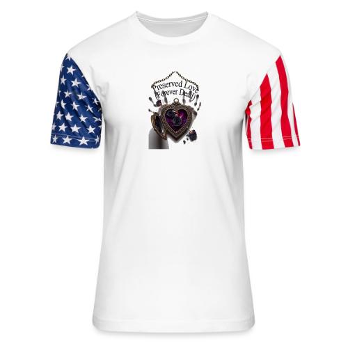 Preserved Love (Forever Dead) T-Shirt - Unisex Stars & Stripes T-Shirt