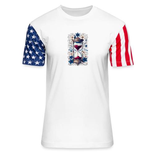 Our Moments Defy Time Hourglass Gifts T-Shirt - Unisex Stars & Stripes T-Shirt