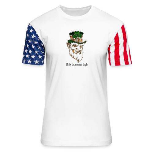 Leprechaun Lantern Mischief T-Shirt - Unisex Stars & Stripes T-Shirt