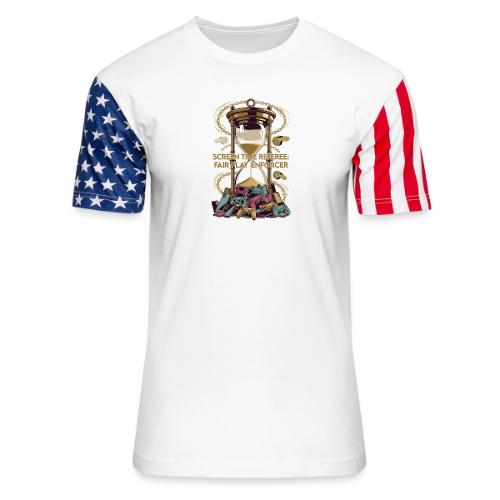 Screen Time Referee T Shirt, Fair Play Enforcer - Unisex Stars & Stripes T-Shirt