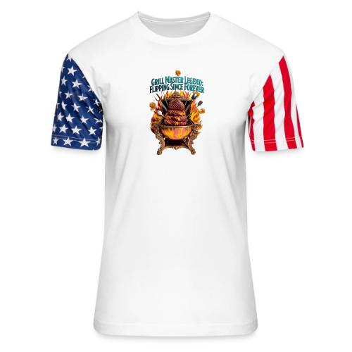 Grill Master Legend T Shirt - Unisex Stars & Stripes T-Shirt