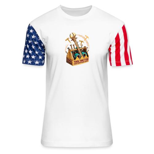 Tool Time Titan T Shirt, Funny Dad Gift - Unisex Stars & Stripes T-Shirt