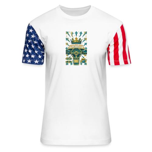 Backseat Driver T Shirt, Funny Dad Gift - Unisex Stars & Stripes T-Shirt