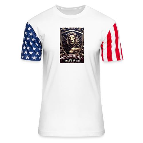 Lion King T Shirt, Funny Low-Effort Father Gift - Unisex Stars & Stripes T-Shirt