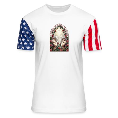 Easter By His Wounds Healed T Shirt, Renewal Gift - Unisex Stars & Stripes T-Shirt