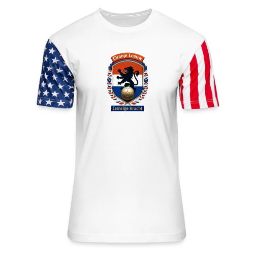 Netherlands Lion Premium T-Shirt, Dutch Flag Gift - Unisex Stars & Stripes T-Shirt