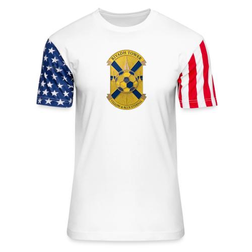 Riyadh Tower T Shirt, Football City Pride Gift - Unisex Stars & Stripes T-Shirt