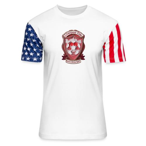 Liverpool Tide T Shirt, Soccer City Pride Gift - Unisex Stars & Stripes T-Shirt