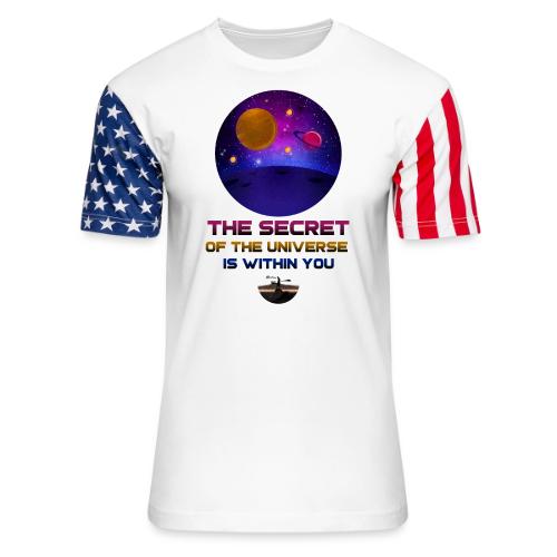 The Secret Of The Universe - Unisex Stars & Stripes T-Shirt