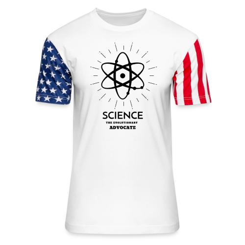 Science The Evolutionary Advocate - Unisex Stars & Stripes T-Shirt