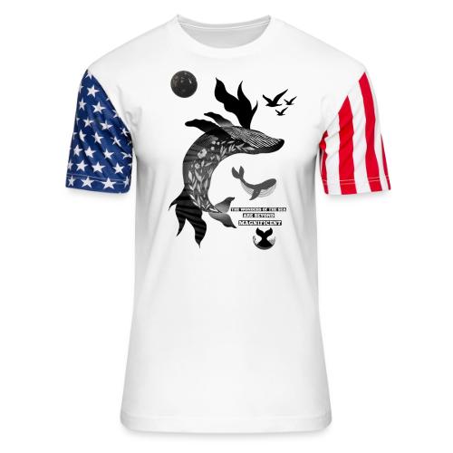 The Wonders Of The Sea - Unisex Stars & Stripes T-Shirt