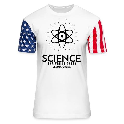 Science The Evolutionary Advocate - Unisex Stars & Stripes T-Shirt